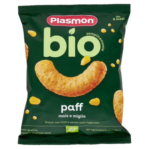 Plasmon semplicemente bio paff mais e miglio 15 g