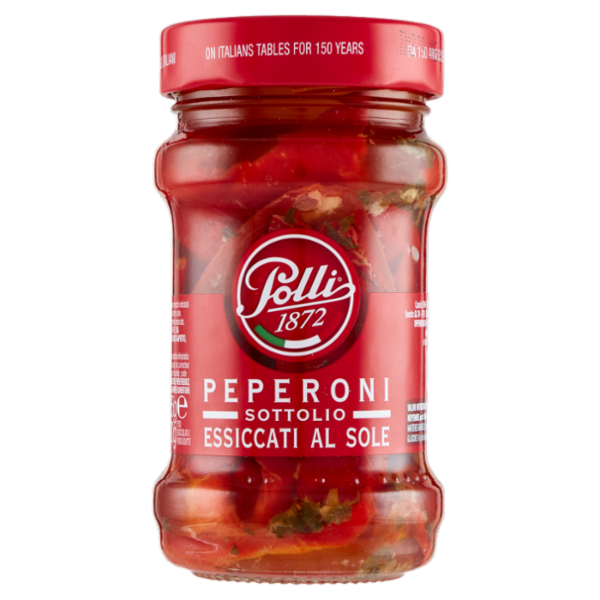 Polli Peperoni Sottolio Essiccati al Sole 185 g