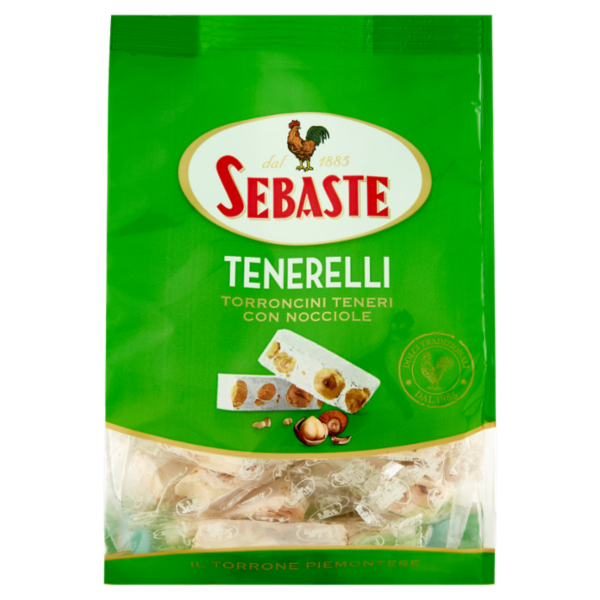 Sebaste Tenerelli Torroncini Teneri con Nocciole 180 g