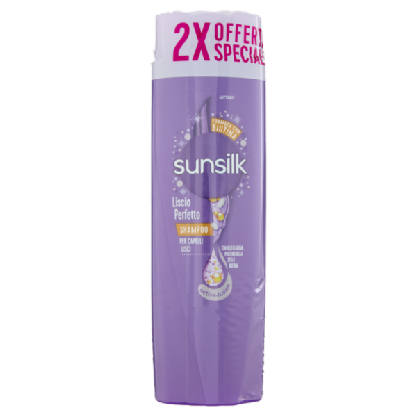 sunsilk Liscio Perfetto Shampoo per Capelli Lisci 2 x 250 mL