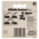 Gillette Lamette di Ricambio per Rasoio da Uomo Contour Plus, 5 Ricariche