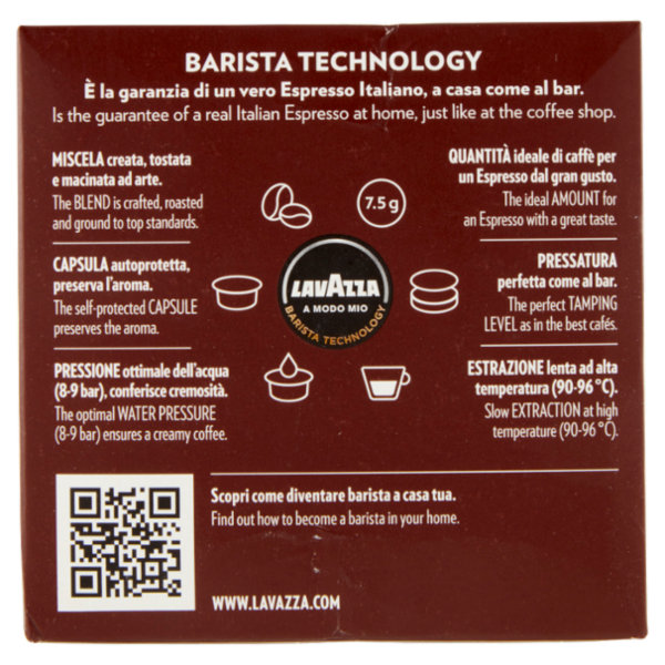 Lavazza A Modo Mio Suerte nero 16 Capsule 120 g