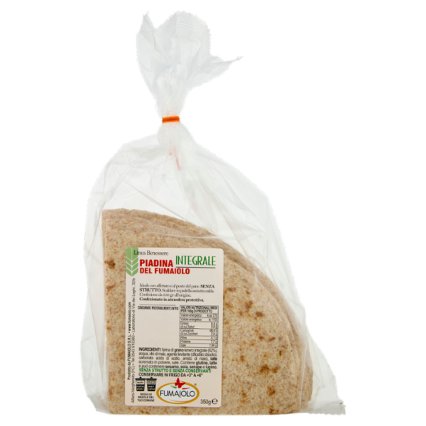 Fumaiolo Linea Benessere Piadina del Fumaiolo Integrale 350 g