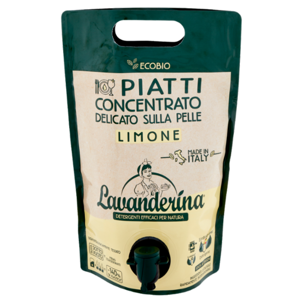 Lavanderina Piatti Concentrato Limone Ecobio 1500 mL