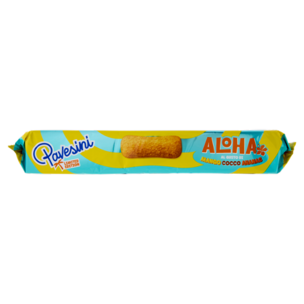 Pavesi Pavesini Aloha Snack Gusto Mango Cocco Ananas Biscotti Limited Edition 200g
