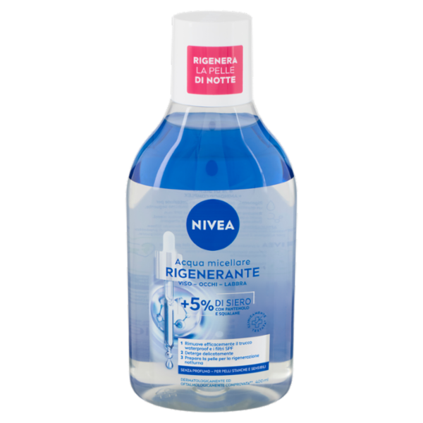 Nivea Acqua micellare Rigenerante per Pelli Stanche e Sensibili 400 ml