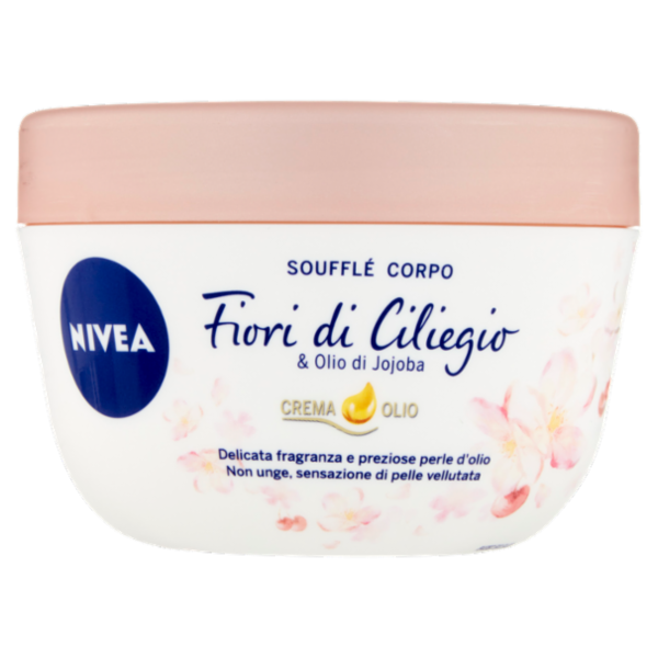 Nivea Soufflé Corpo Fiori di Ciliegio & Olio di Jojoba Crema Olio 200 ml