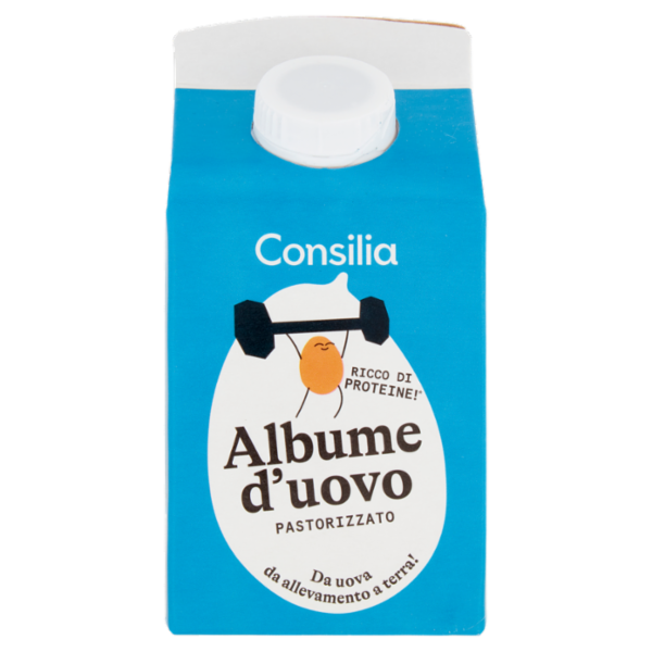 Consilia Albume d'Uovo da Galline Allevate a Terra 500 g