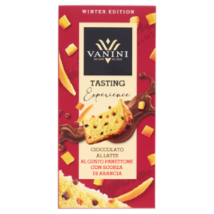 Vanini Tasting Experience Cioccolato Al Latte Al Gusto Panettone Con Scorza Di Arancia 75 g