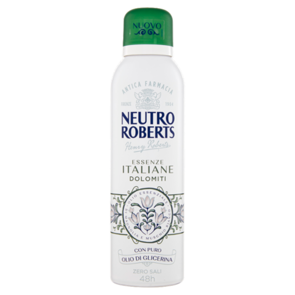 Neutro Roberts Essenze Italiane Dolomiti Olio Essenziale di Magnolia e Muschio Bianco 200 ml