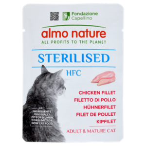 Almo Nature HFC Sterilised Adult & Mature Cat Filetto Di Pollo 50 g
