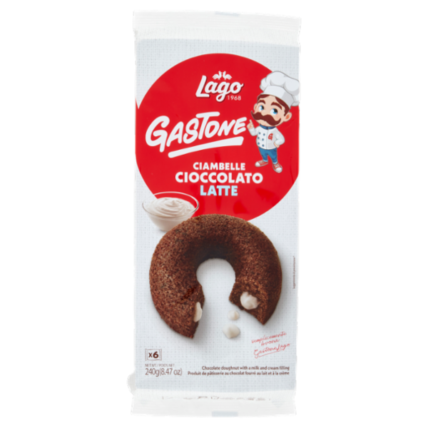 Lago Gastone Ciambelle Cioccolato Latte 6 x 40 g