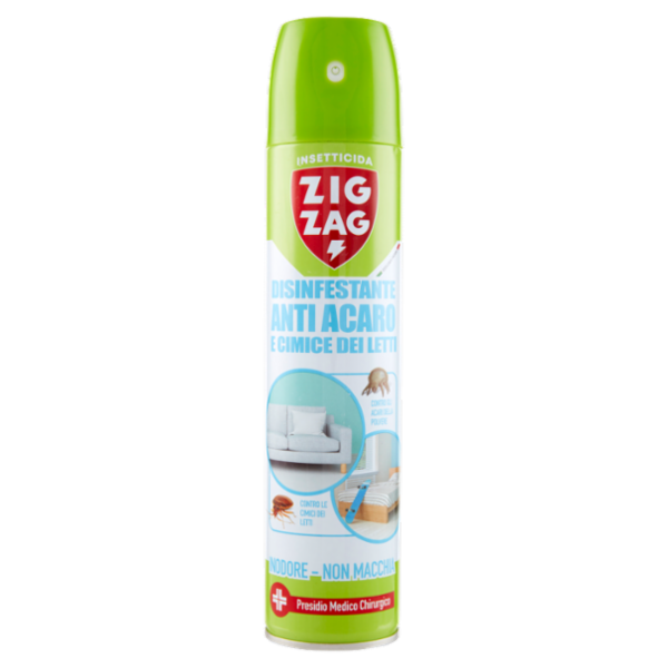 Zig Zag Disinfestante Anti Acaro e Cimice dei Letti 300 ml