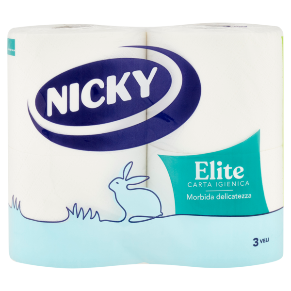 Nicky Elite Carta Igienica 4 pz