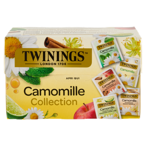 Twinings Camomilla Collection Confezione assortita con 5 diverse camomille 20 filtri 26 g