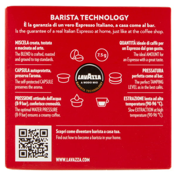 Lavazza A Modo Mio Espresso Passionale 16 Capsule 120 g