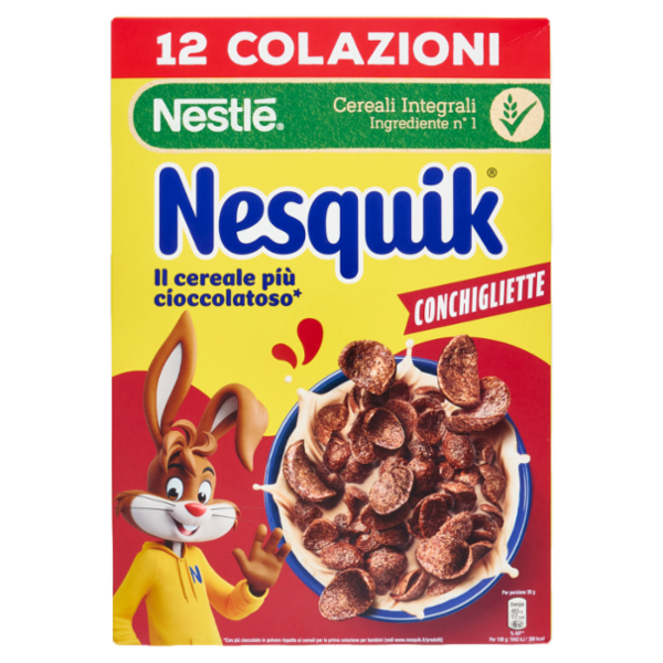 NESQUIK Conchigliette con Cereali Integrali al Cacao 375g