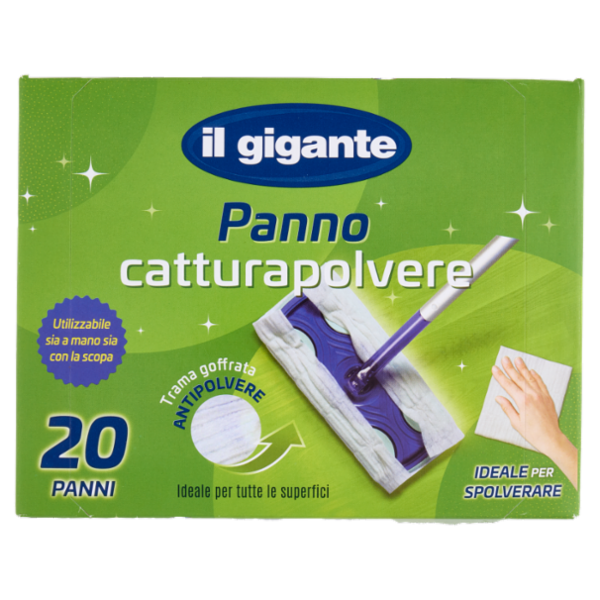 IL GIGANTE Panno catturapolvere 20 pz