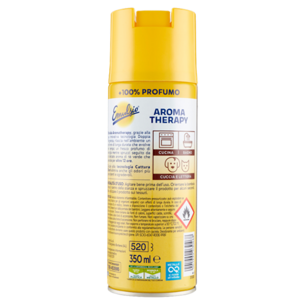 Emulsio Aroma Terapy Doppia Fragranza Vaniglia Tè Verde 350 ml