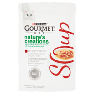 PURINA GOURMET Nature's Creations Soup Pollo & Pesce Bianco & Verdure 40g