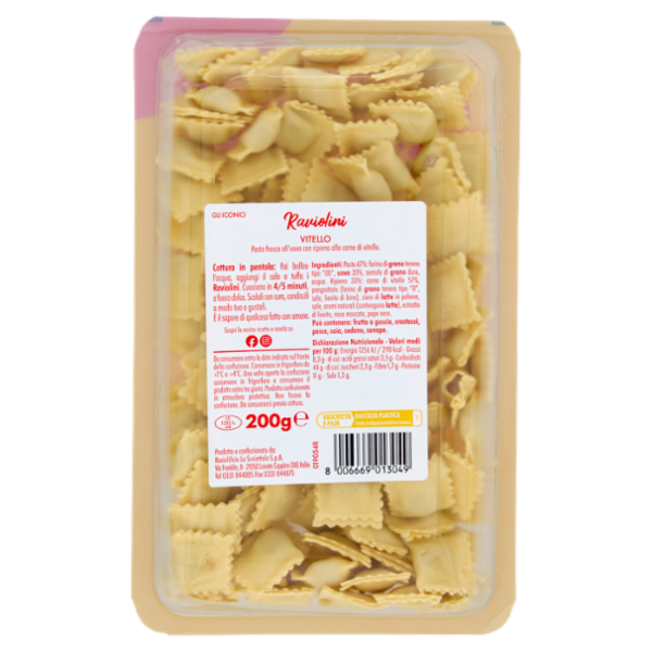 Scoiattolo Raviolini Vitello 200 g