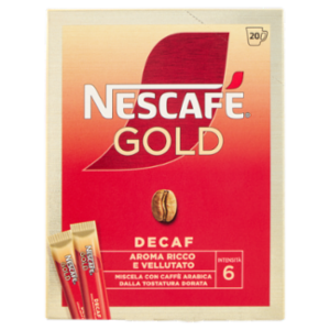 NESCAFÉ Gold Decaf Caffè Solubile Decaffeinato 20 Bustine 34g