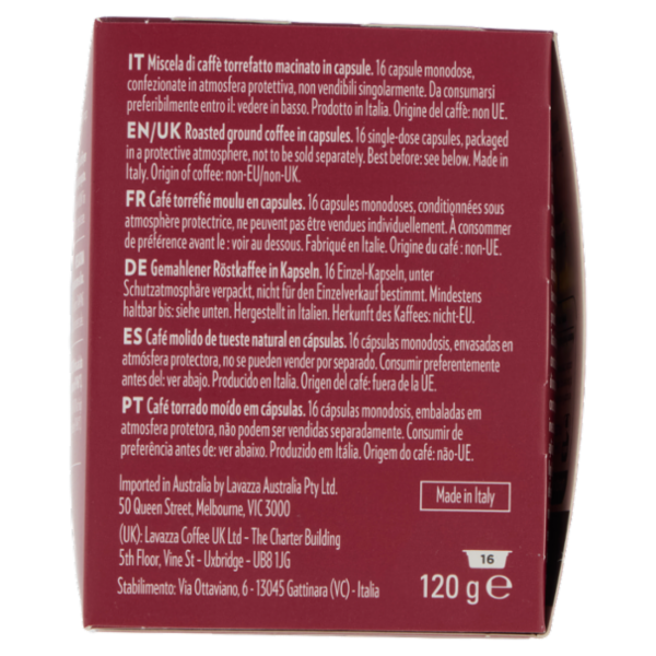 Lavazza A Modo Mio Espresso Intenso 16 Capsule 120 g