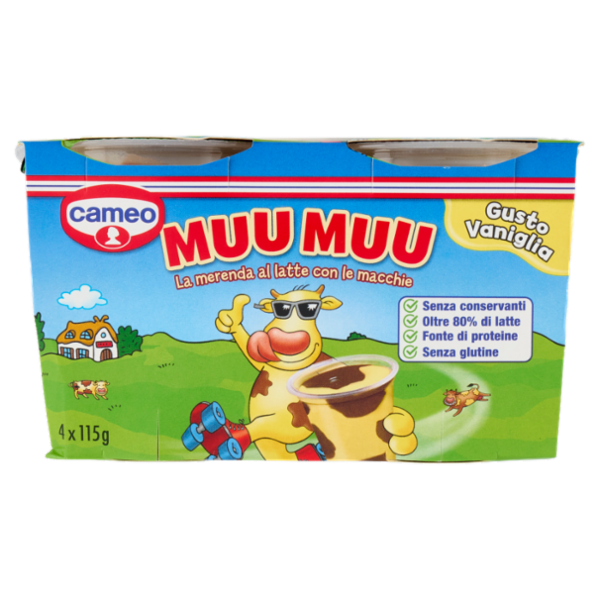 cameo Muu Muu Gusto Vaniglia 4 x 115 g