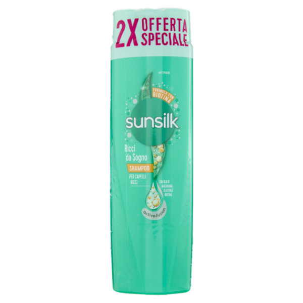 sunsilk Ricci da Sogno Shampoo per Capelli Ricci 2 x 250 mL