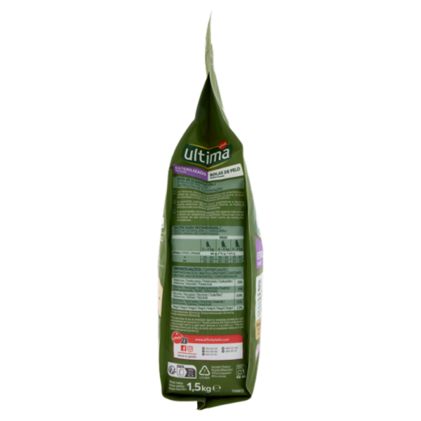 ultima Cat Sterilizzati Palline di Pelo con Tacchino 1,5 kg