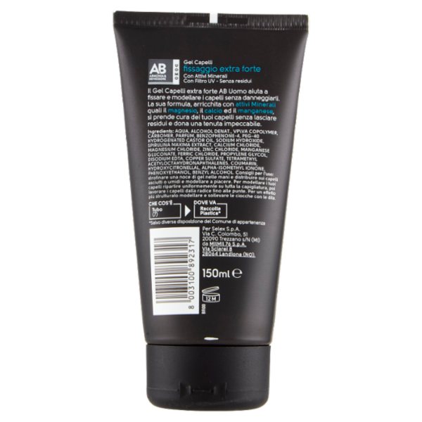 Armonia & Benessere Man Gel per Capelli Fissaggio Extraforte 150 ml