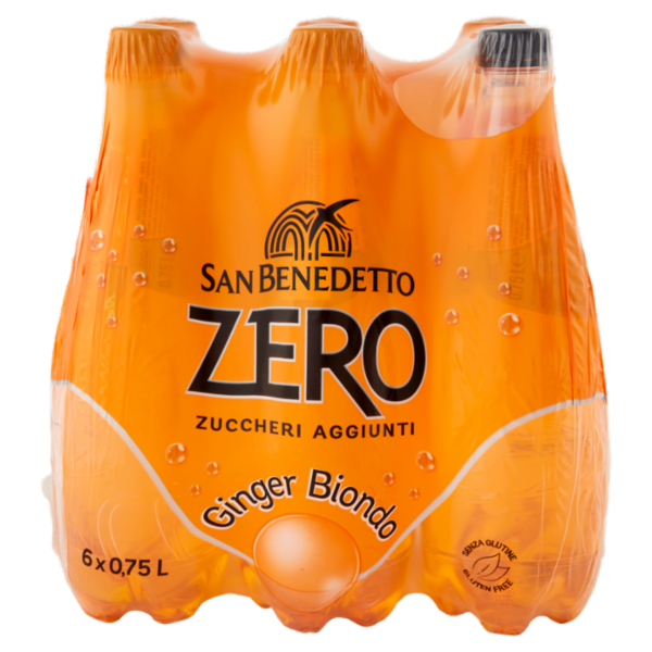 Ginger Biondo San Benedetto Zero 0,75 L PET x6