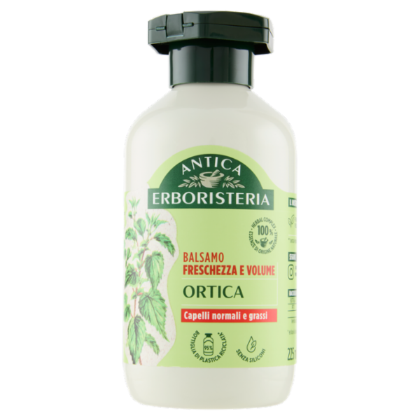 Antica Erboristeria Balsamo Freschezza e Volume Ortica Capelli normali e grassi 225 ml
