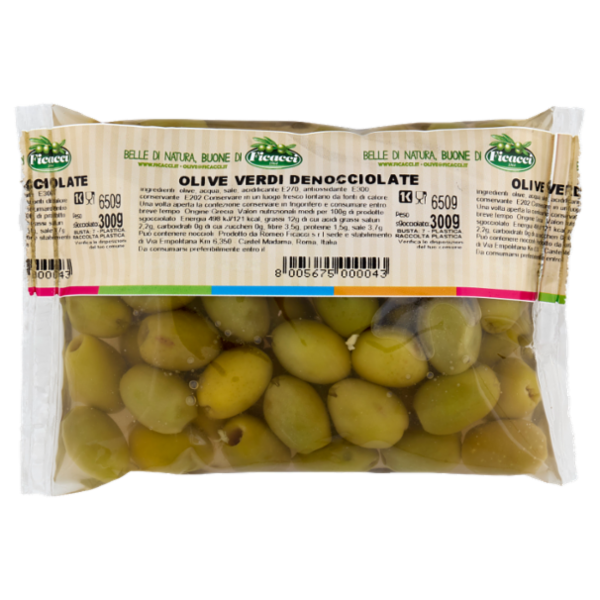 Ficacci Olive Verdi Denocciolate 650 g
