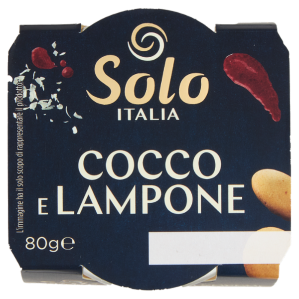 Solo Italia Cocco e Lampone 80 g