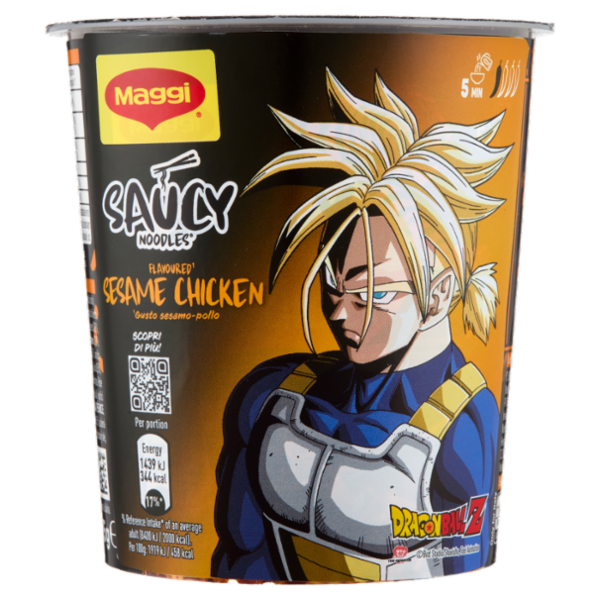 MAGGI Saucy Noodles Pollo e Sesamo 1 porzione Cup 75g
