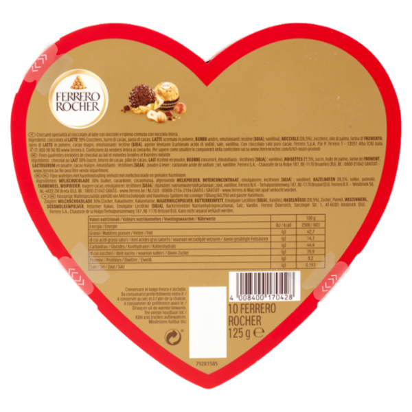 Ferrero Rocher 10 pezzi 125 g