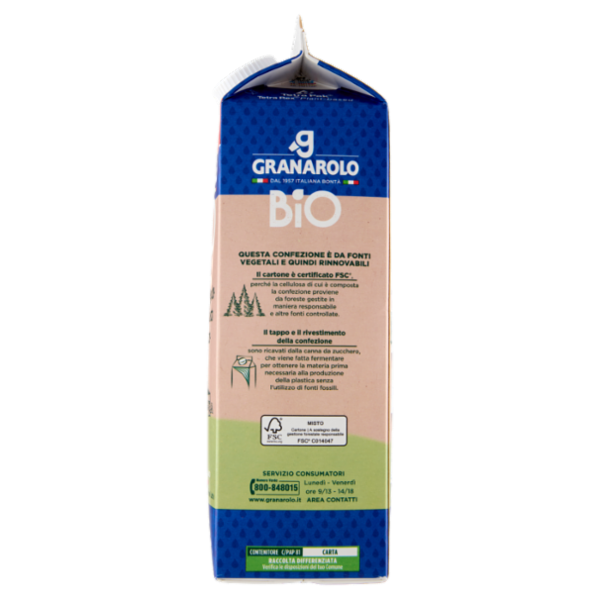 Granarolo Bio Latte Biologico Parzialmente Scremato 1 L