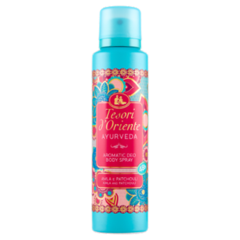 Tesori D'Oriente Ayurveda Aromatic Deo Body Spray 48h Amla e Patchouli 150 Ml