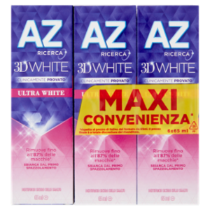 AZ Dentifricio 3D White Ultra White 6x65 Ml