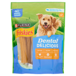 PURINA FRISKIES Dental Delicious Pollo Medium-Large 200gr