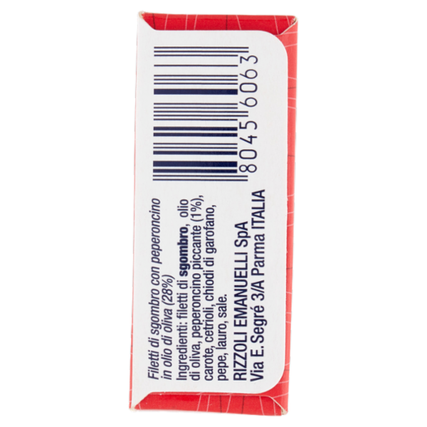 Rizzoli Filetti di Sgombro ricetta piccante 90 g