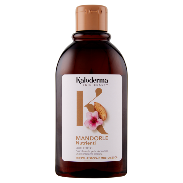 Kaloderma Mandorle Nutrienti Olio Corpo Per Pelle Secca e Molto Secca 300 ml
