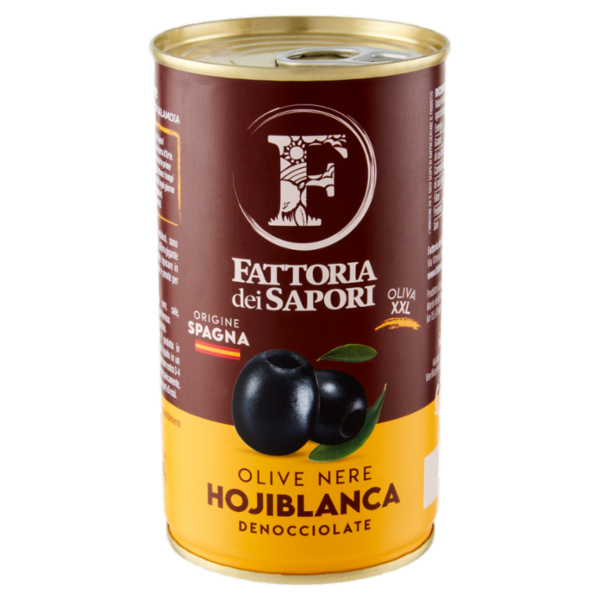 Fattoria dei Sapori Olive Nere Hojiblanca Denocciolate 350 g
