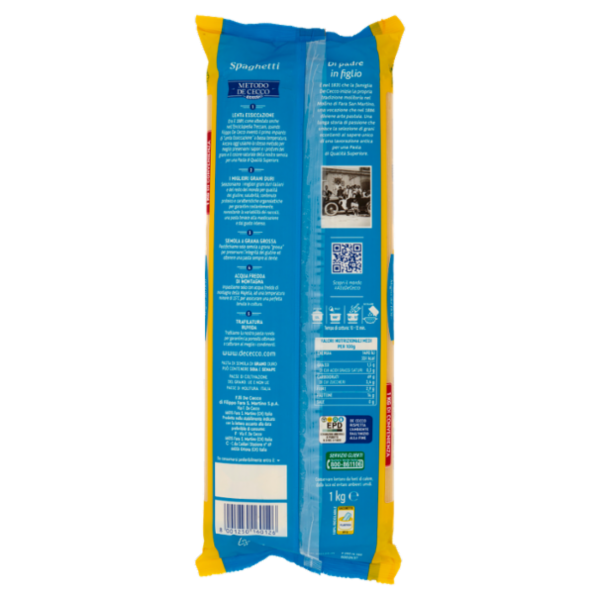 De Cecco Spaghetti n°12 1 kg