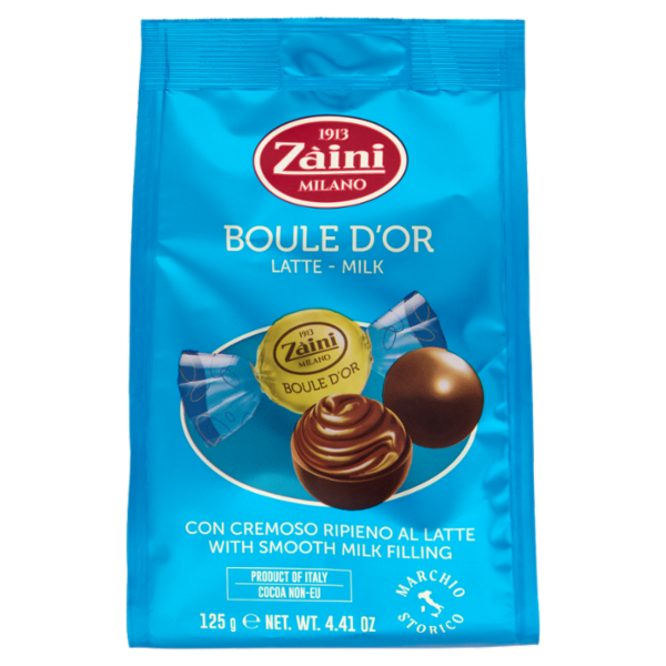 Zàini Boule d'Or Latte con Cremoso Ripieno al Latte 125 g