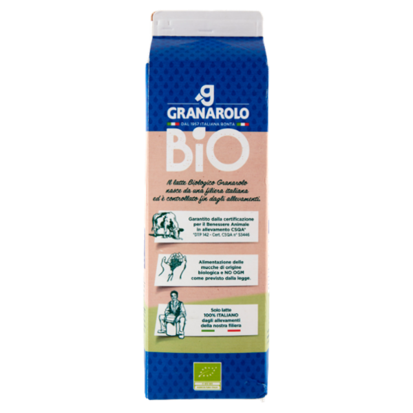 Granarolo Bio Latte Biologico Parzialmente Scremato 1 L