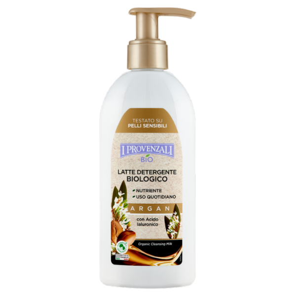 I Provenzali Bio Latte Detergente Biologico Argan 200 ml
