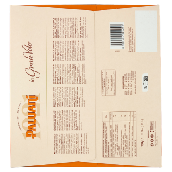 Paluani la Gran Velo la Colomba Tradizionale 900 g