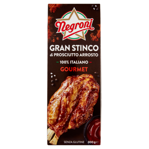 Negroni Gran Stinco di Prosciutto Arrosto 100% Italiano Gourmet 800 g